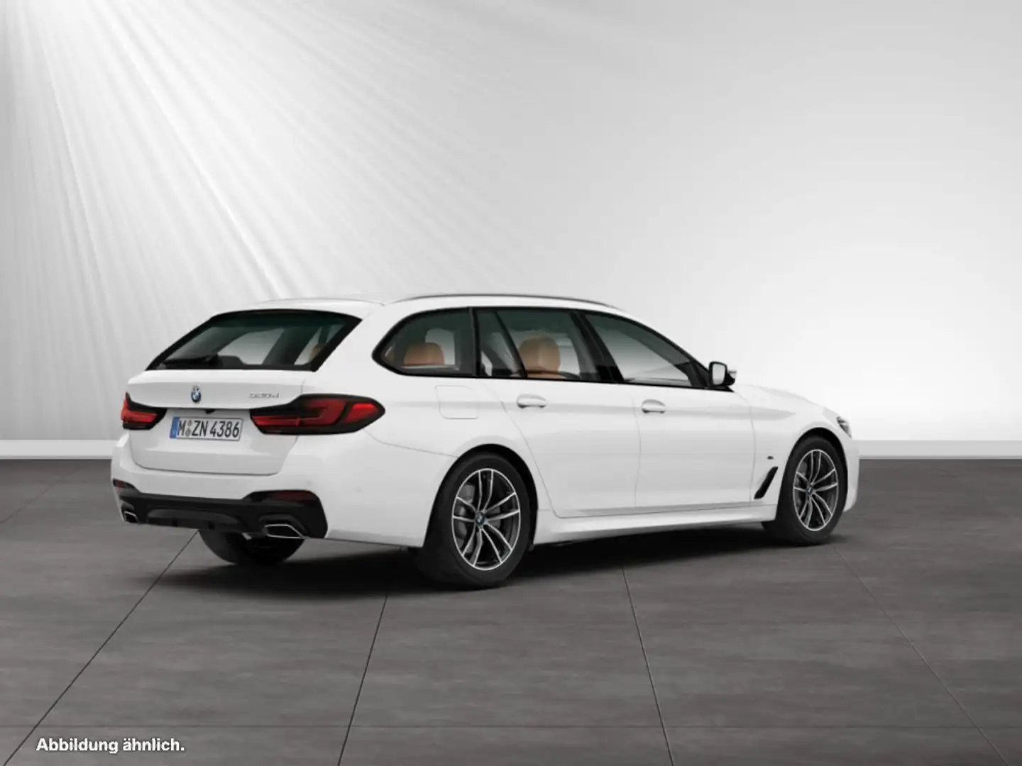 BMW 520 d Touring M Sport|Stop&Go|HiFi|Parkass. Blanc - 2