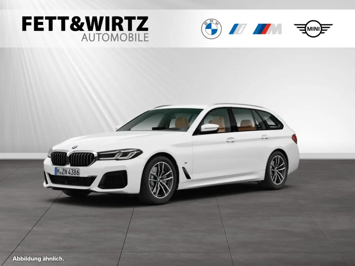 BMW 520 d Touring M Sport|Stop&Go|HiFi|Parkass. Blanc - 1