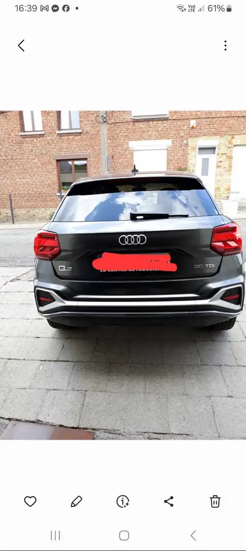 Audi Q2 35 TDi S line tronic Grijs - 1