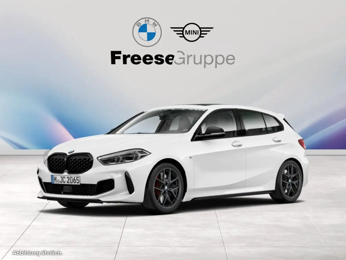 BMW 135 M135i xDrive HiFi DAB LED WLAN Pano.Dach Shz Blanc - 1