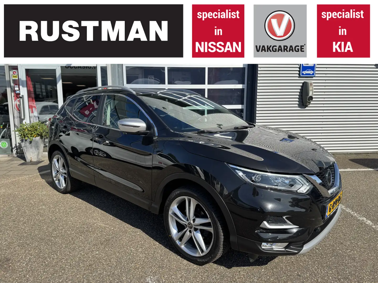 Nissan Qashqai 1.3 DIG-T N-Motion Trekhaak Zwart - 1