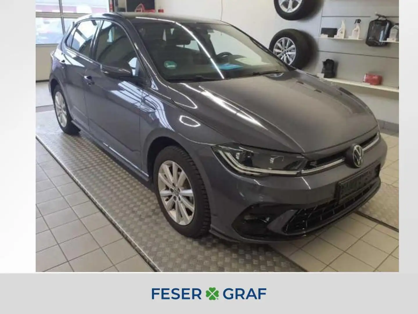 Volkswagen Polo 1.0 TSI DSG R-Line NAVI KAM IQ.LIGHT ACC Grau - 1