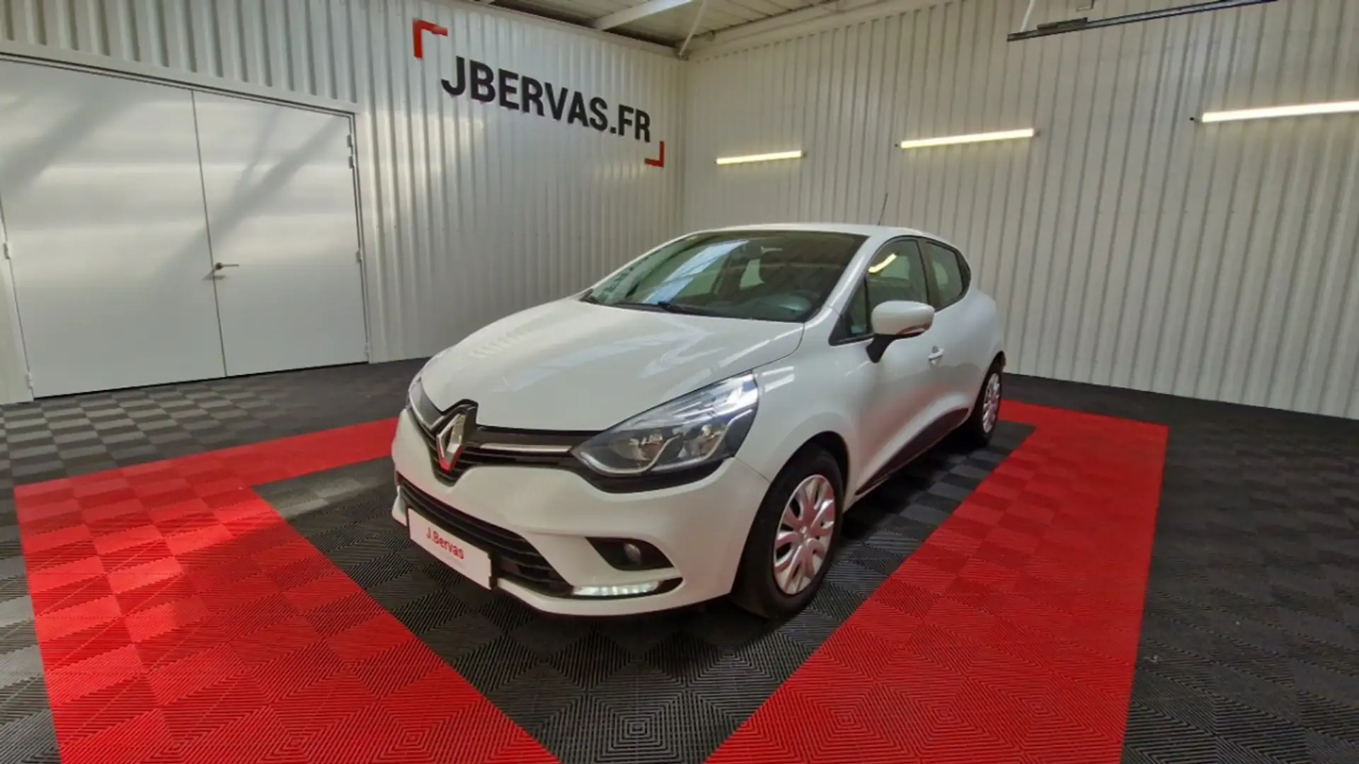 Renault Clio IV Société Air Medianav dCi 75 Blanc - 1