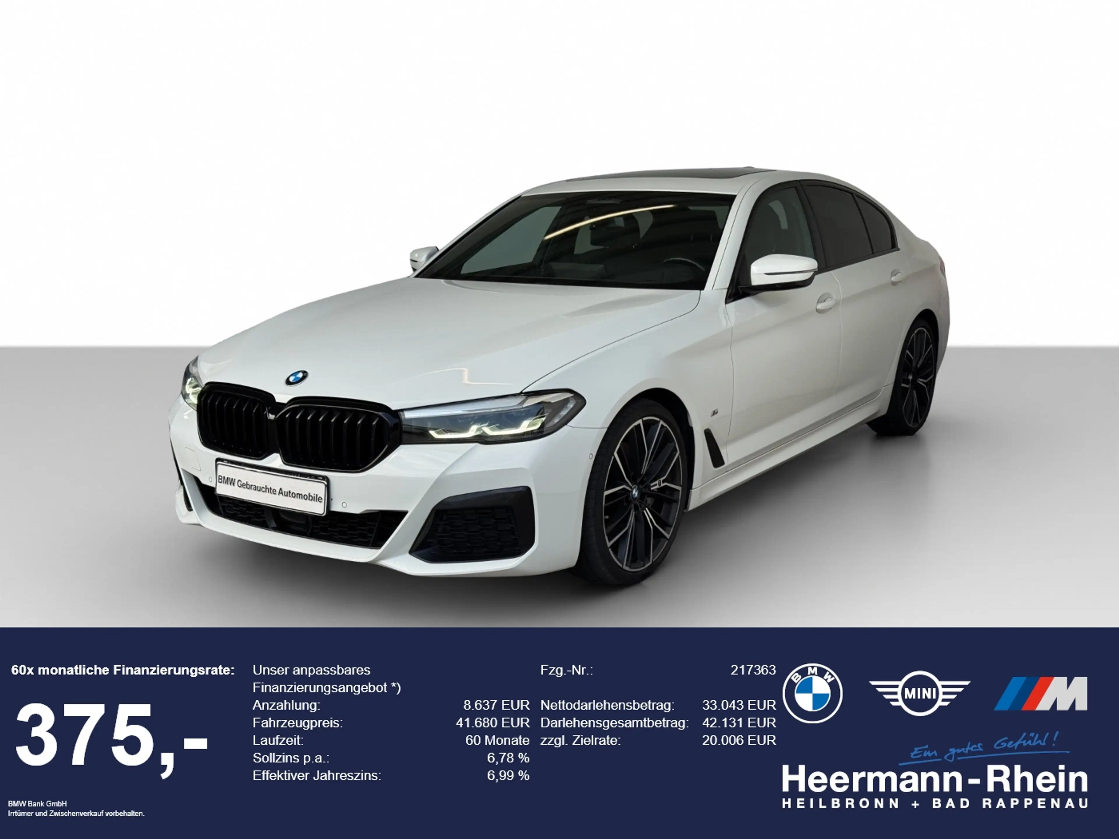 BMW 540 dA xDrive Lim. M Sport LiveCock.HUD.GSD.HiFi.