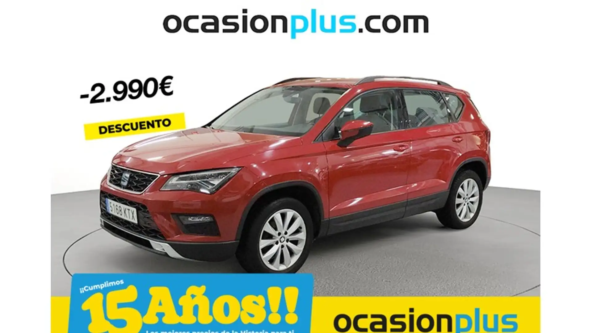 SEAT Ateca 1.0 TSI S&S Ecomotive Style Rojo - 1
