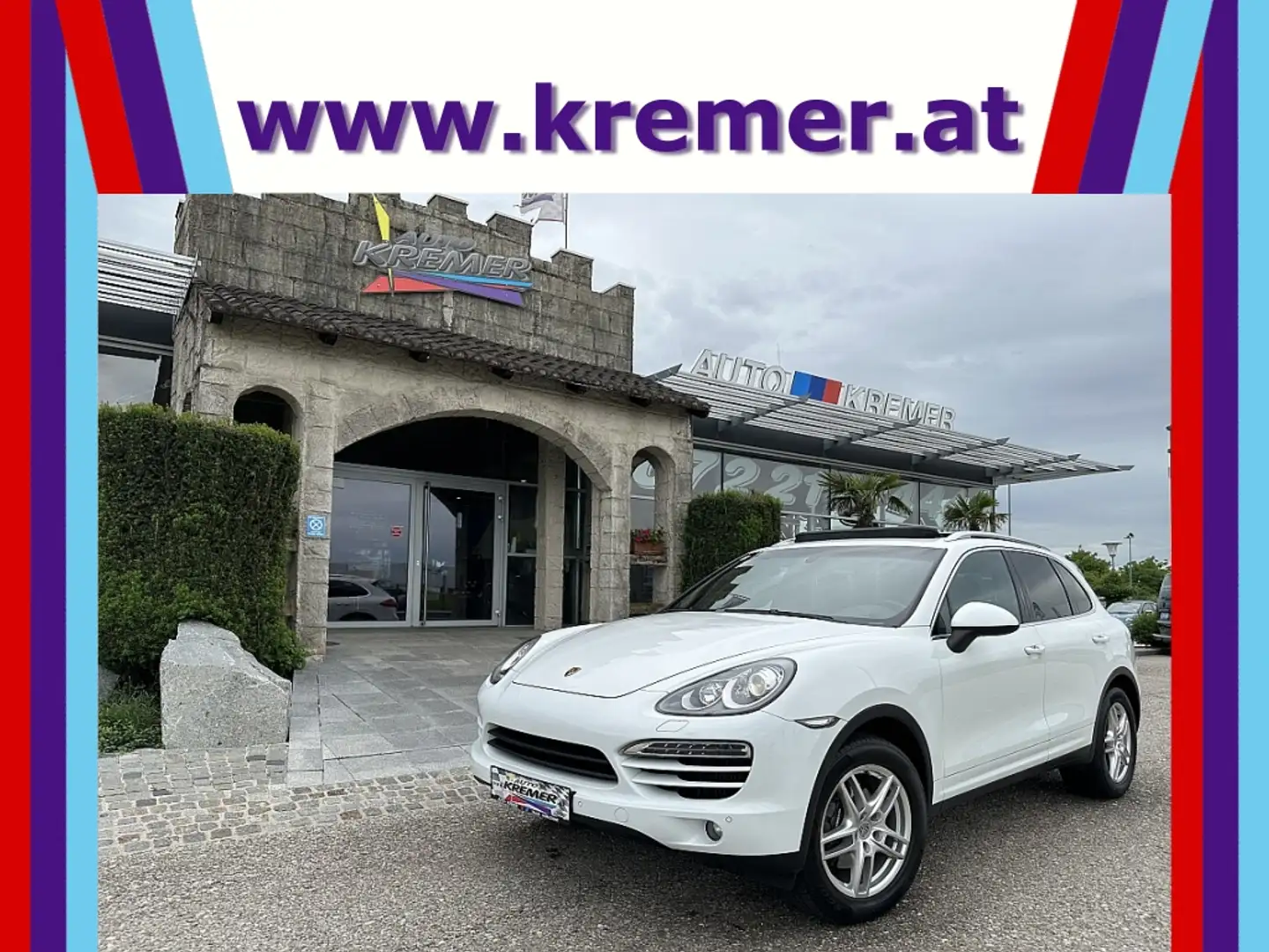 Porsche Cayenne II 3,0 Diesel Aut./LUFT/PANO/MEMORY/BI-XENON/NA... Weiß - 1