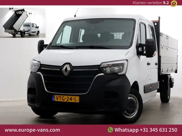 Renault Master T35 2.3 dCi 145pk L3 D.C. Kipper met hoge boorden