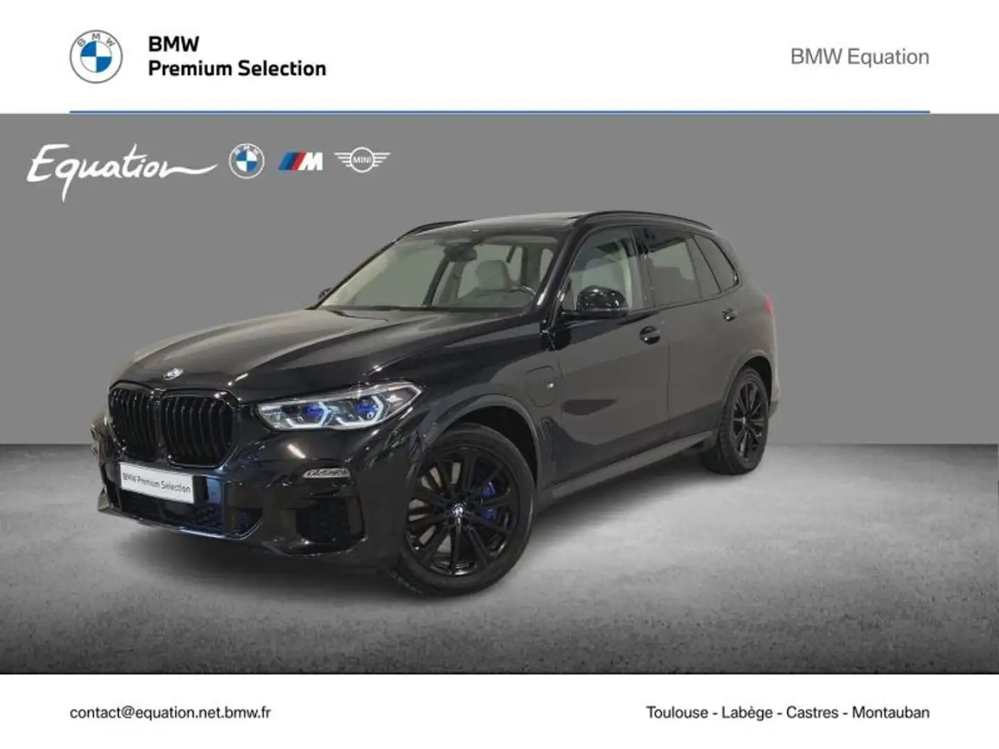 BMW X5 xDrive45e 394ch M Sport 17cv Noir - 1