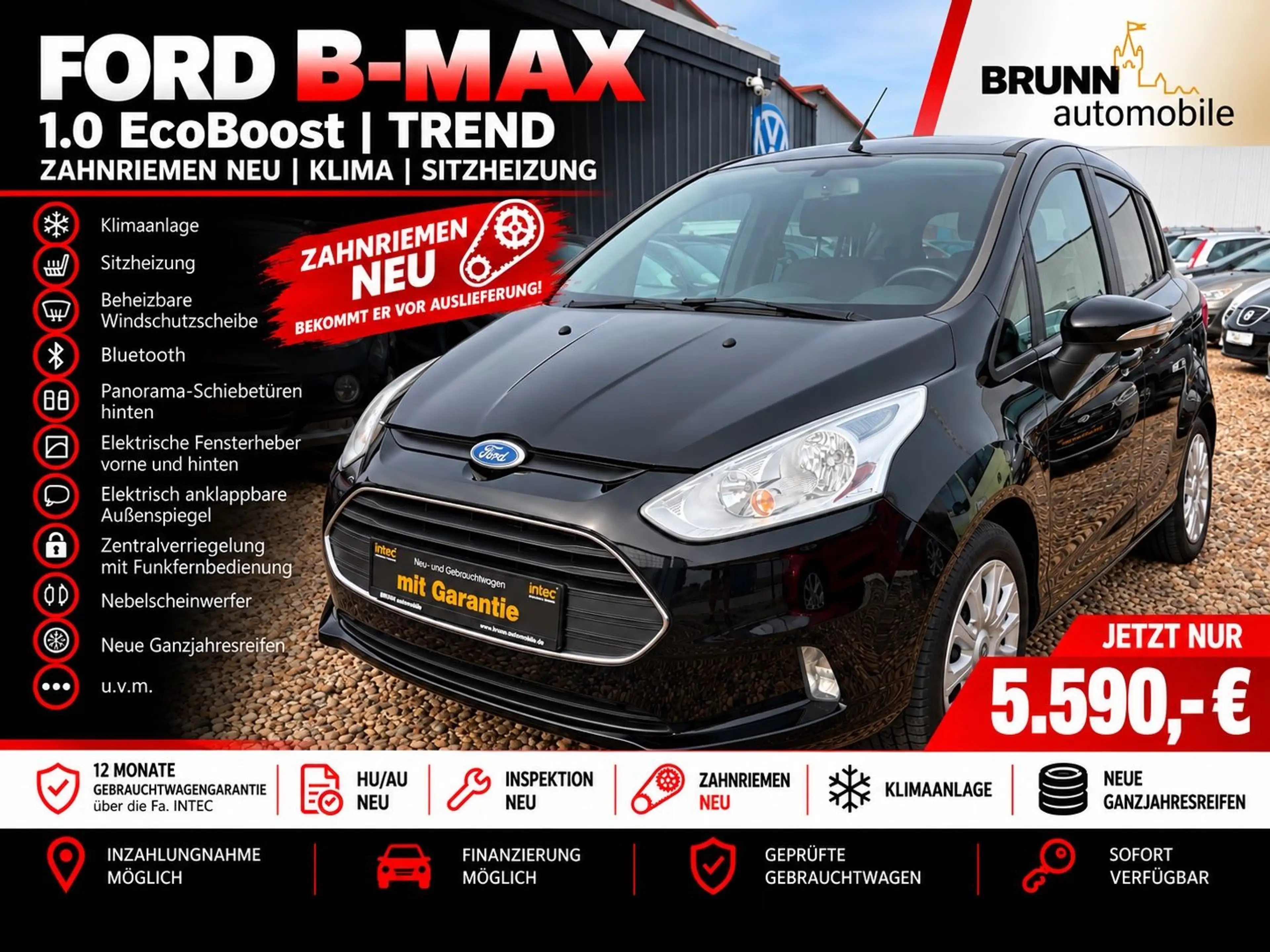 Ford B-Max 1,0 EcoBoost Trend *Sitzheizung, GJR,...*