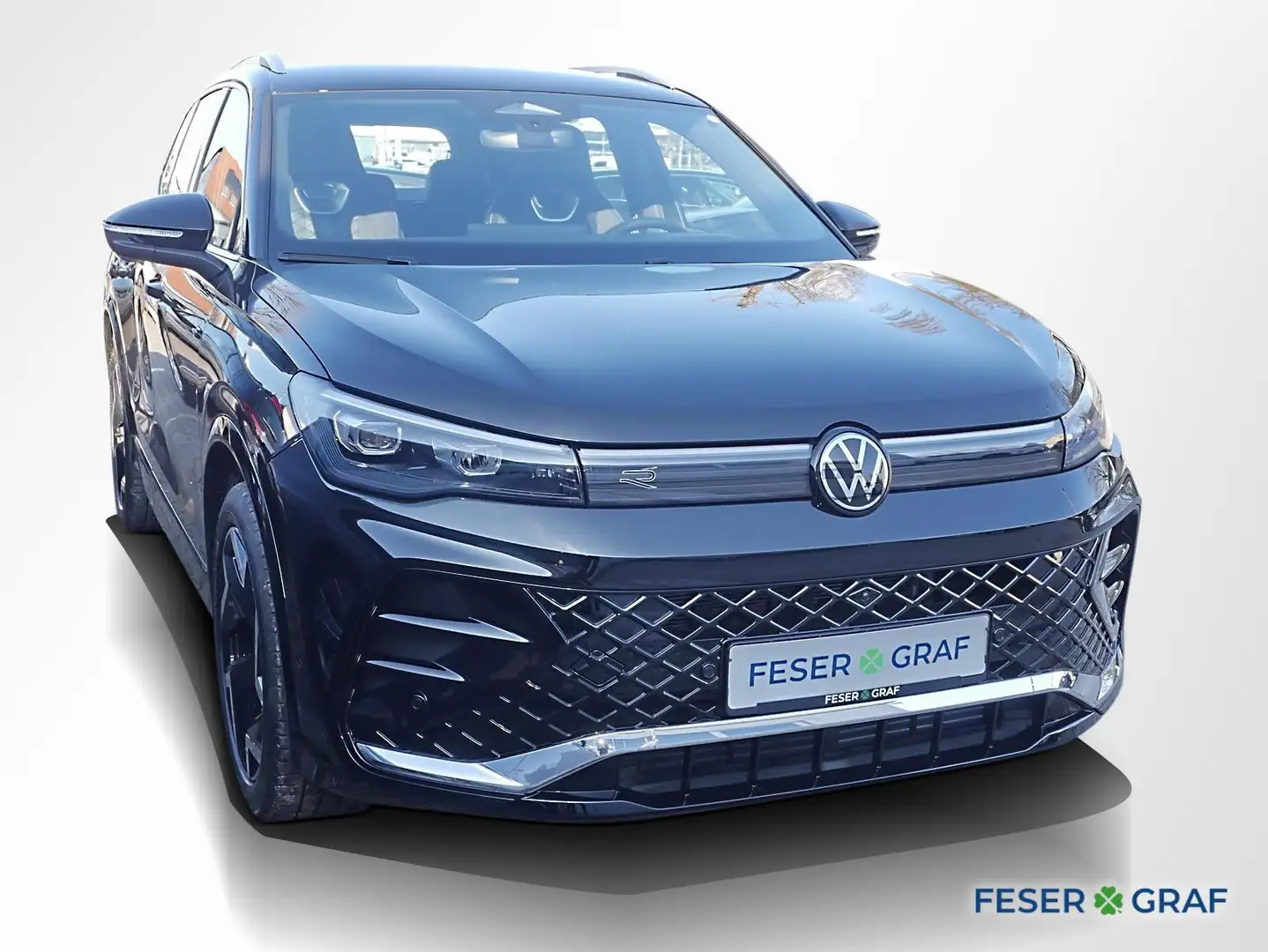 Volkswagen Tiguan 1.5 eTSI R-Line DSG 360° ACC AHK Sitzh. Schwarz - 2