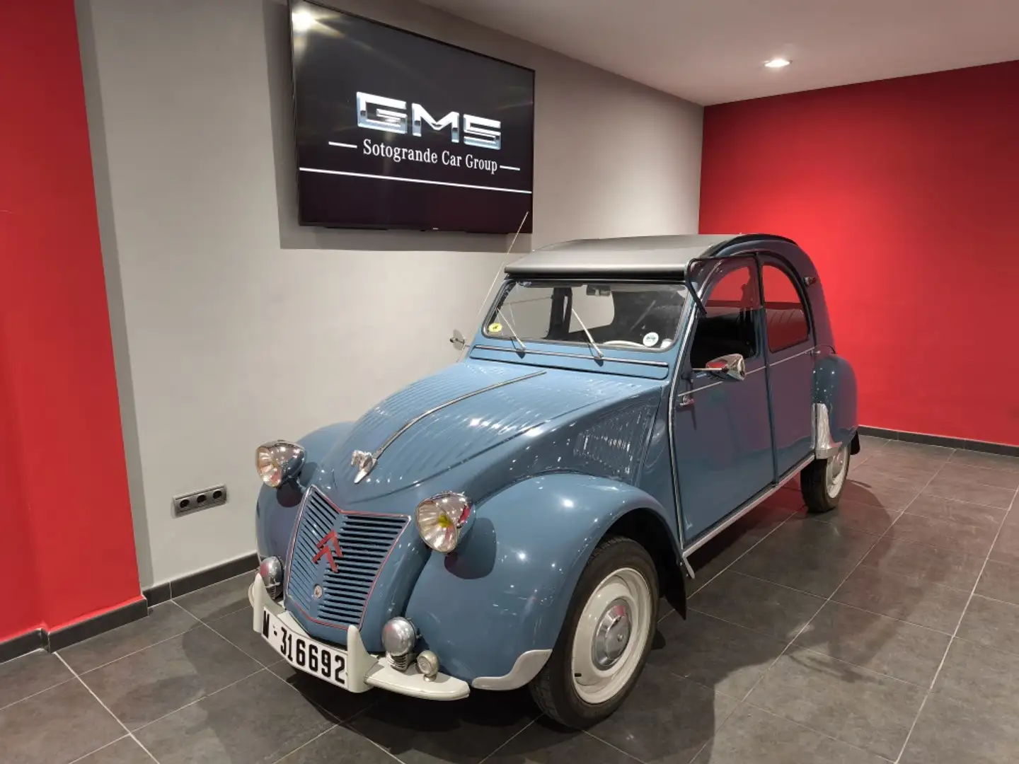 Citroen 2CV Bleu - 1