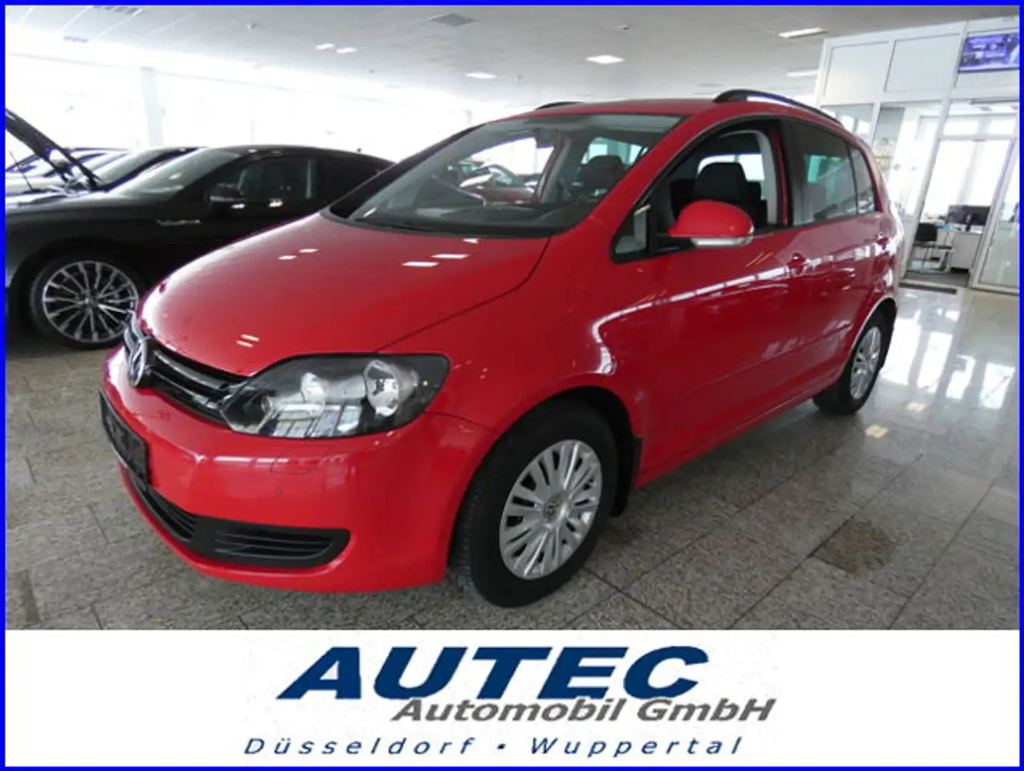 Volkswagen Golf Plus 1.6 TDI PARKSENSOREN+2-ZONEN-KLIMA Rood - 1
