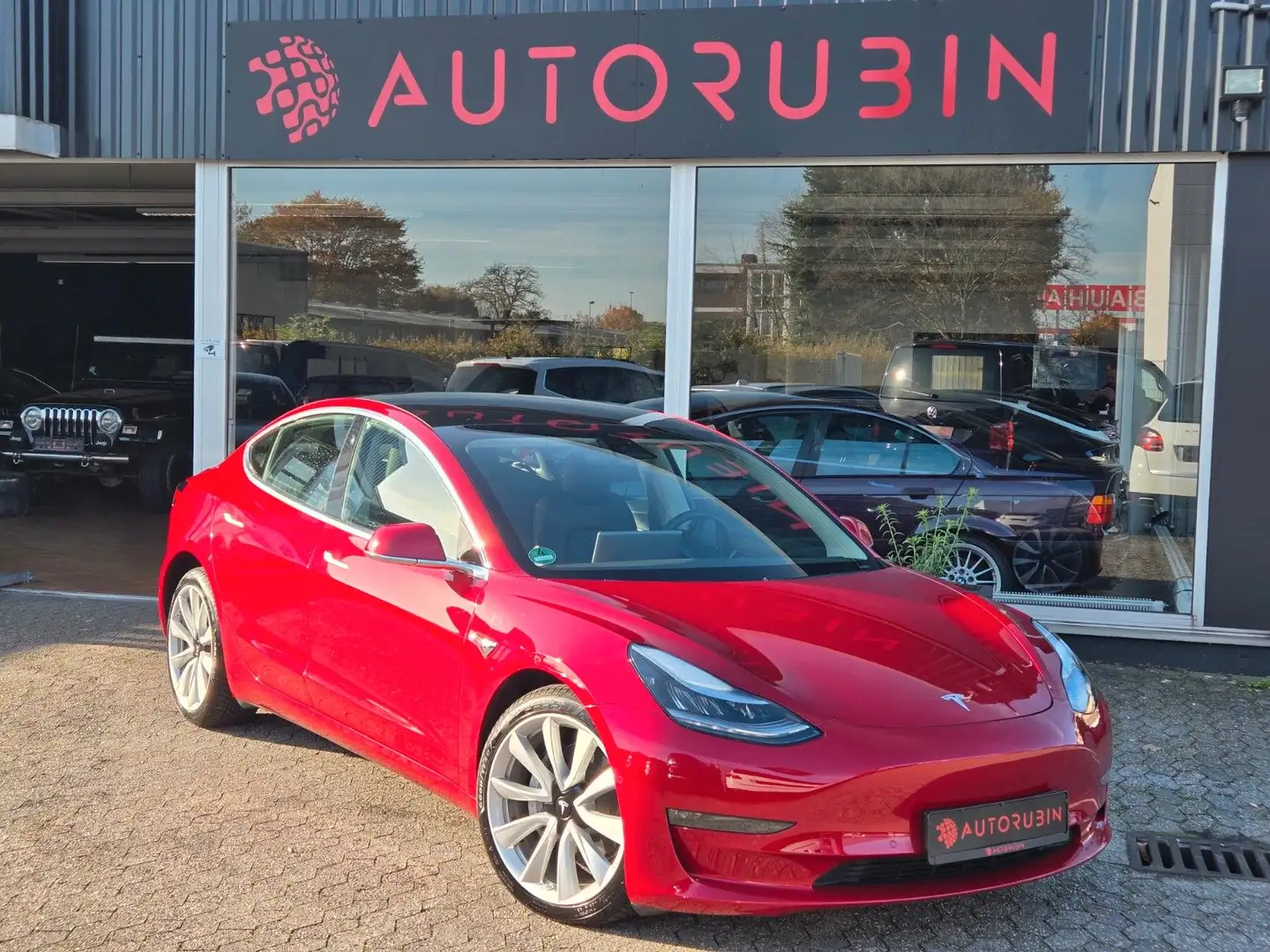 Tesla Model 3 Long Range Dual AWD Rouge - 1