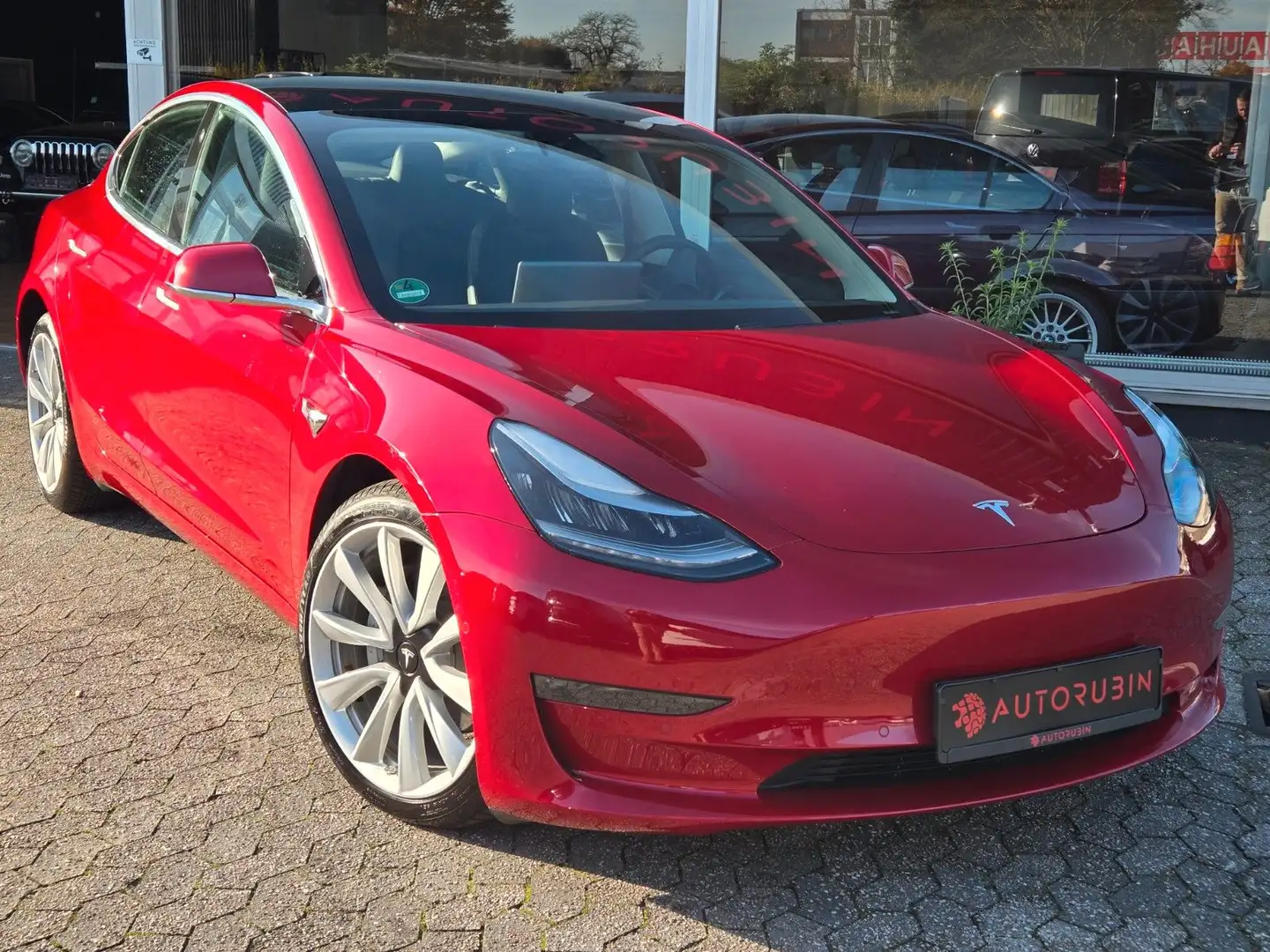 Tesla Model 3 Long Range Dual AWD Rouge - 2