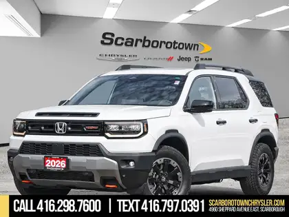 White 2026 Honda Passport TrailSport Touring AWD SUV / Crossover Automatic