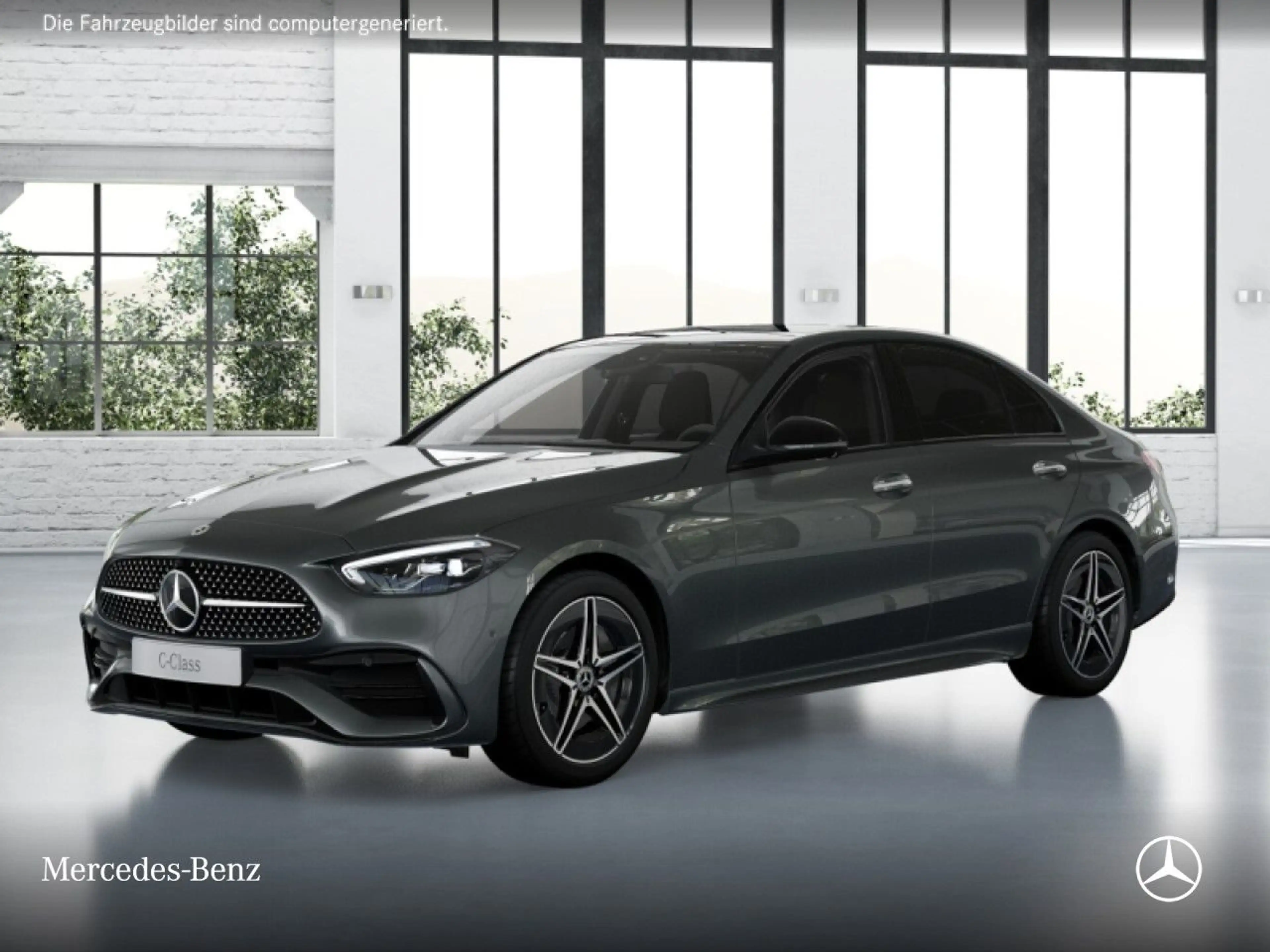 Mercedes-Benz C 180 AMG+NIGHT+PANO+360+LED+TOTW+KEYLESS+9G — photo 13