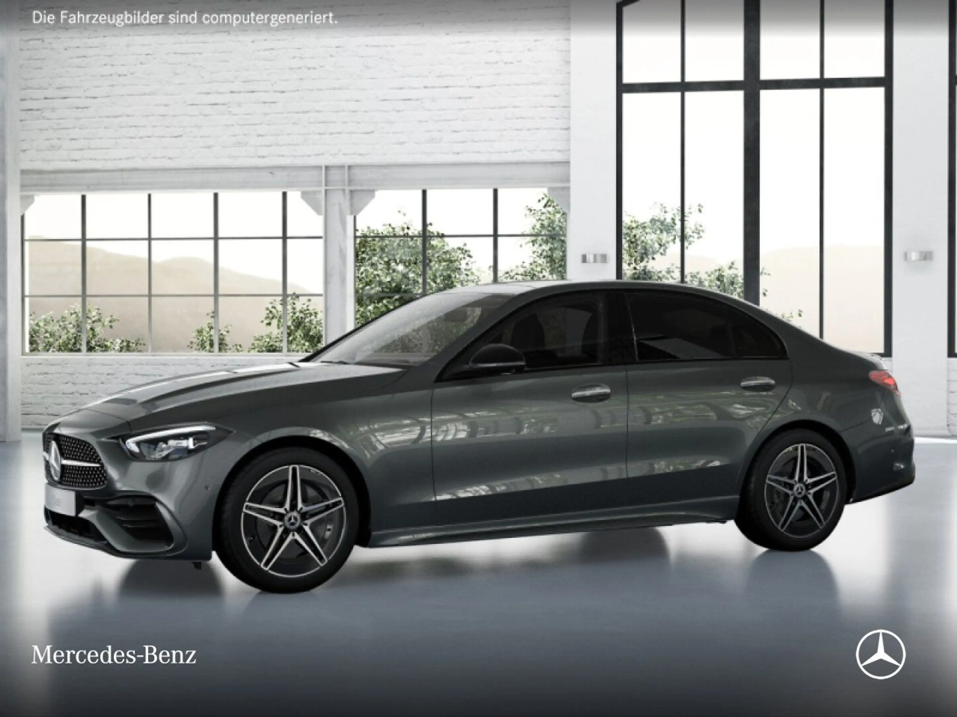 Mercedes-Benz C 180 AMG+NIGHT+PANO+360+LED+TOTW+KEYLESS+9G — photo 3