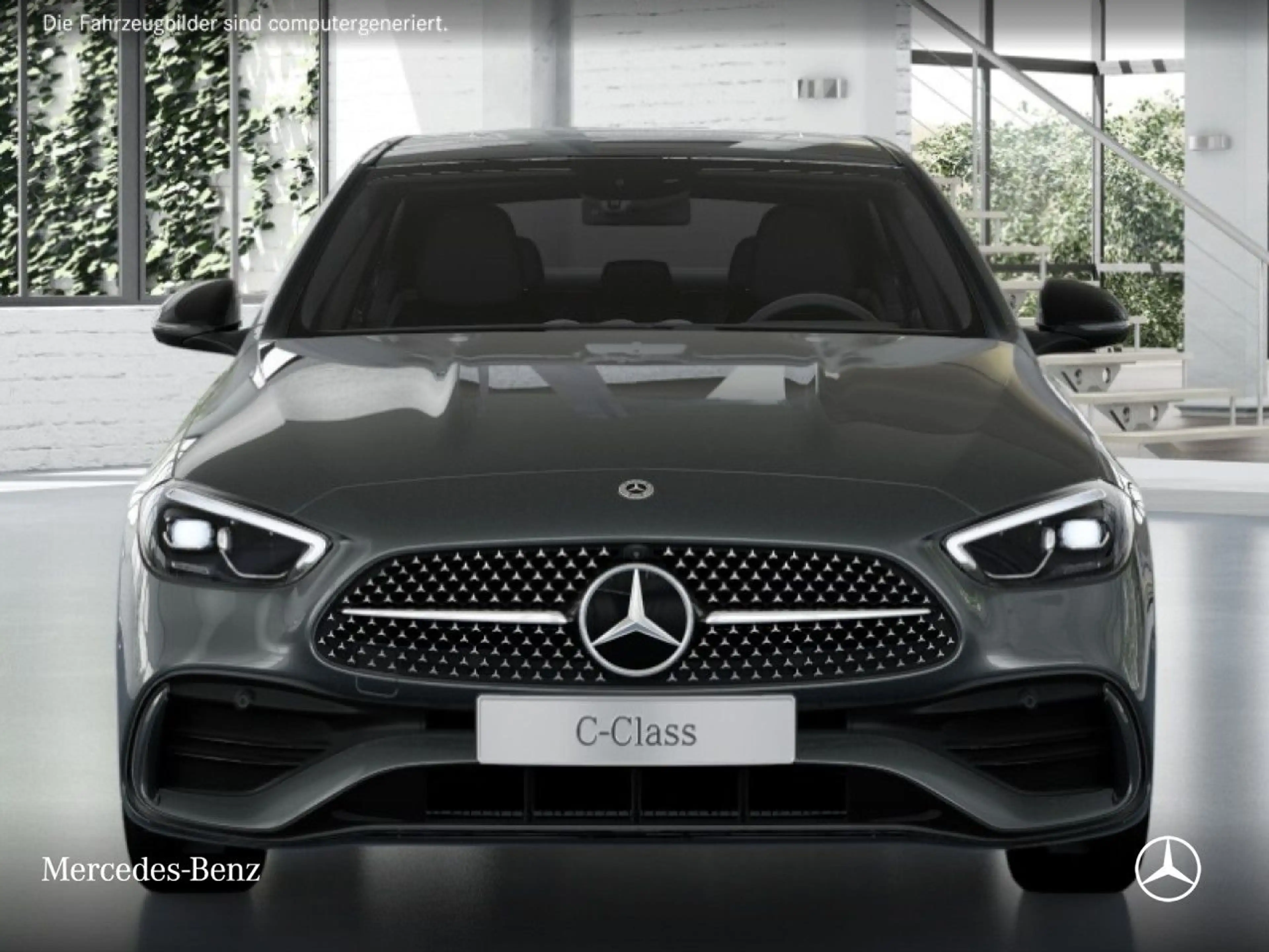 Mercedes-Benz C 180 AMG+NIGHT+PANO+360+LED+TOTW+KEYLESS+9G — photo 6