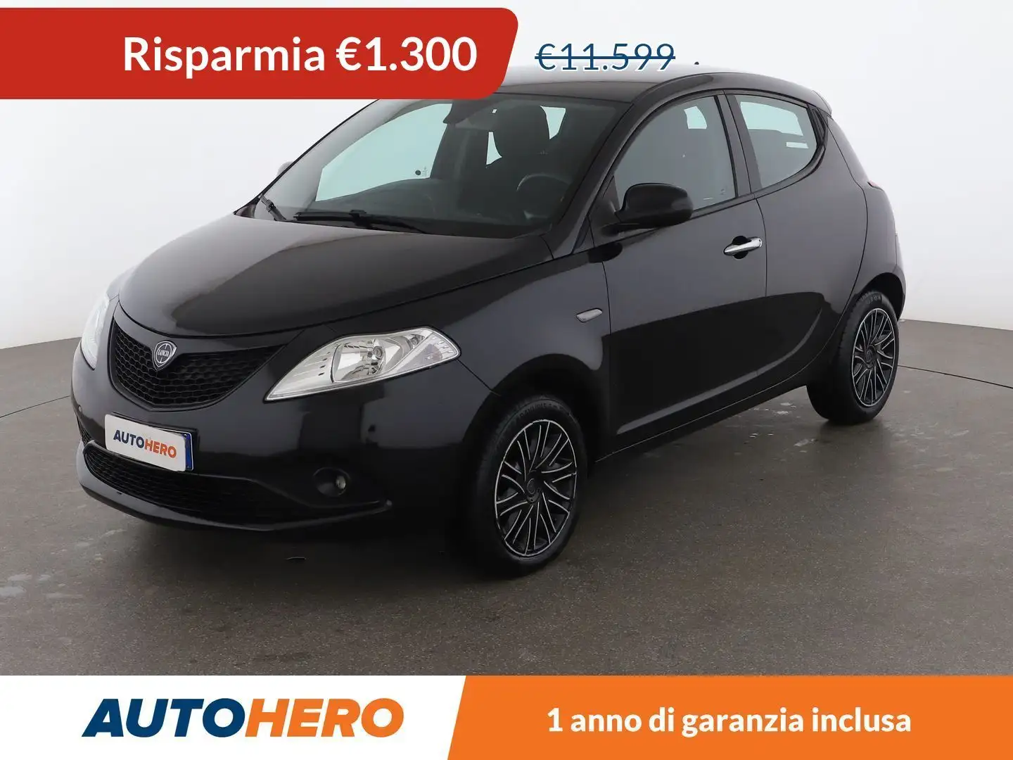 Lancia Ypsilon 1.2 Gold 69 CV Nero - 1