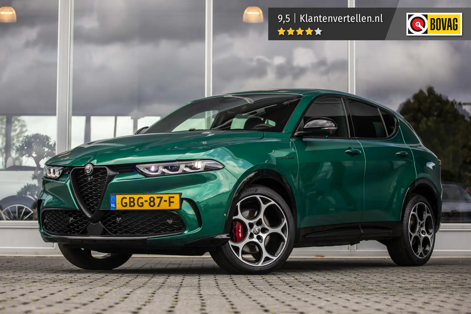Alfa Romeo Tonale 1.5T Hybrid Veloce 360° camera | Leer | Stoelventi Groen - 1