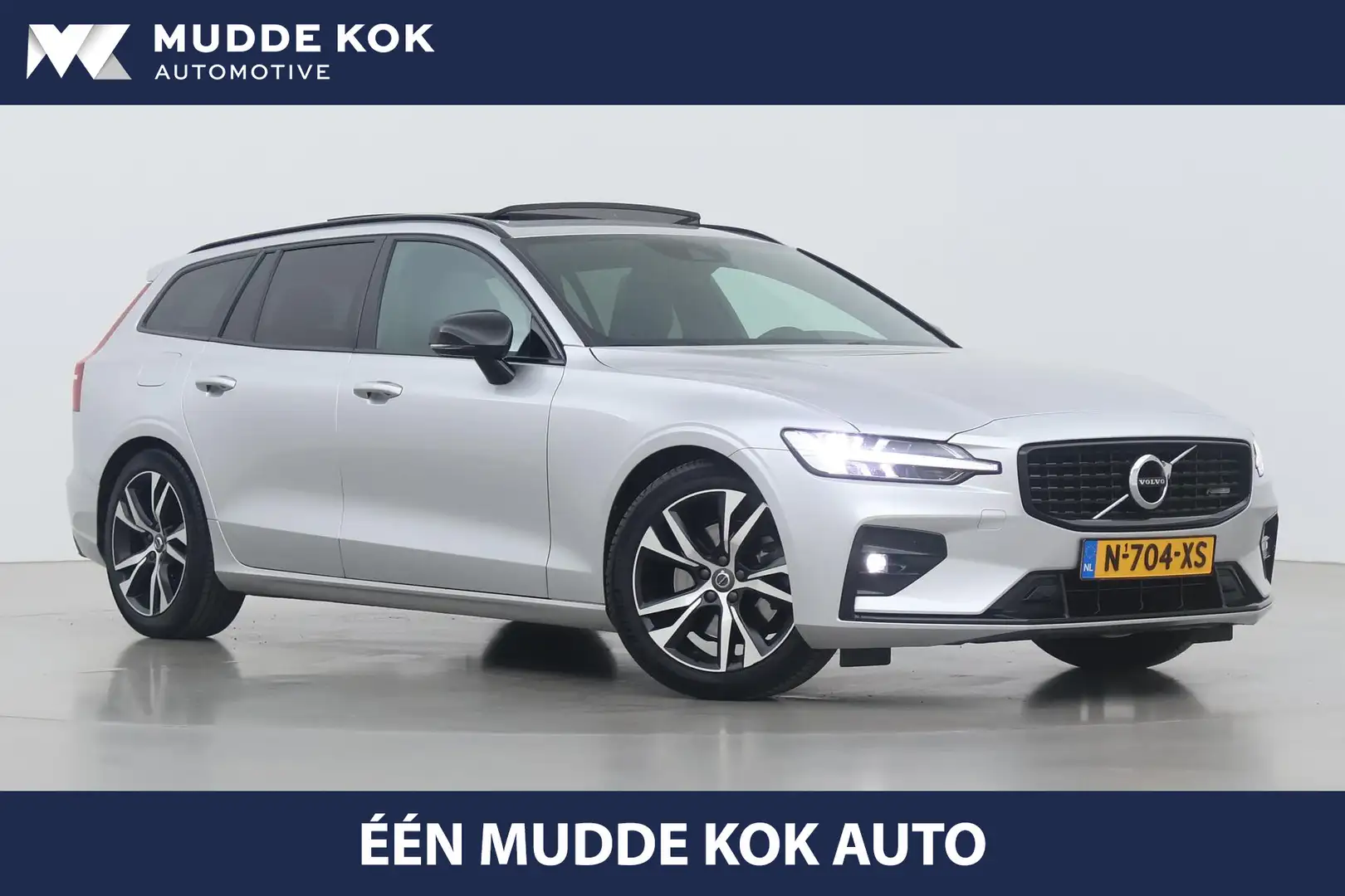 Volvo V60 B4 R-Design | Panoramadak | ACC | BLIS | harman/ka Grijs - 1