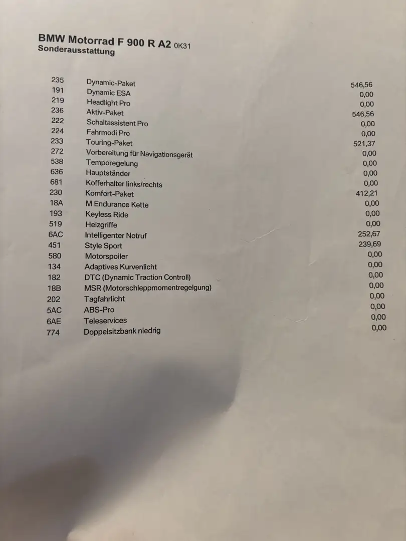 BMW F 900 R Volle Ausstattung - 2