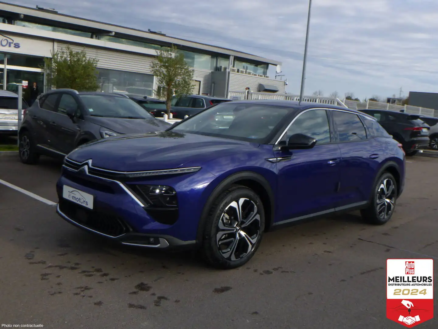 Citroen C5 X Hybride 136 e-DCS6 Plus Blanc - 1