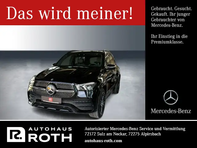 Mercedes-Benz GLE 400 GLE 400 d 4M AMG 21" AK Night PDach Leder Sound