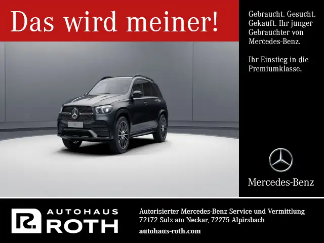Mercedes-Benz GLE 400 GLE 400 d 4M AMG 21" AK Night PDach Leder Sound