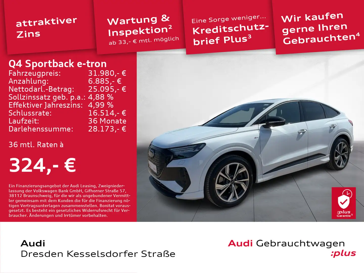 Audi Q4 e-tron 50 Q AHZV Kamera Navi Fehér - 1