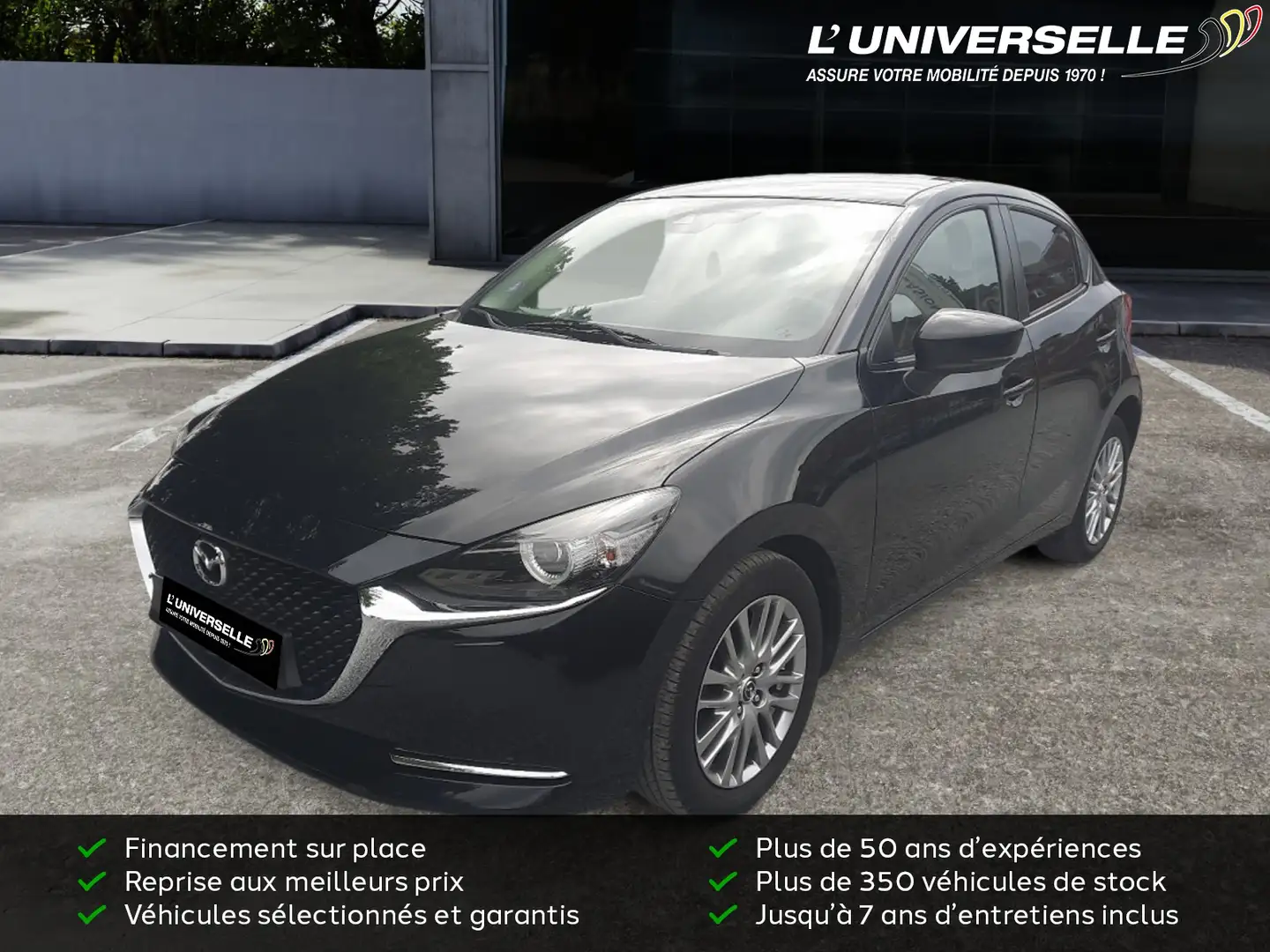 Mazda 2 OKINAMI AUTOMATIQUE Black - 1