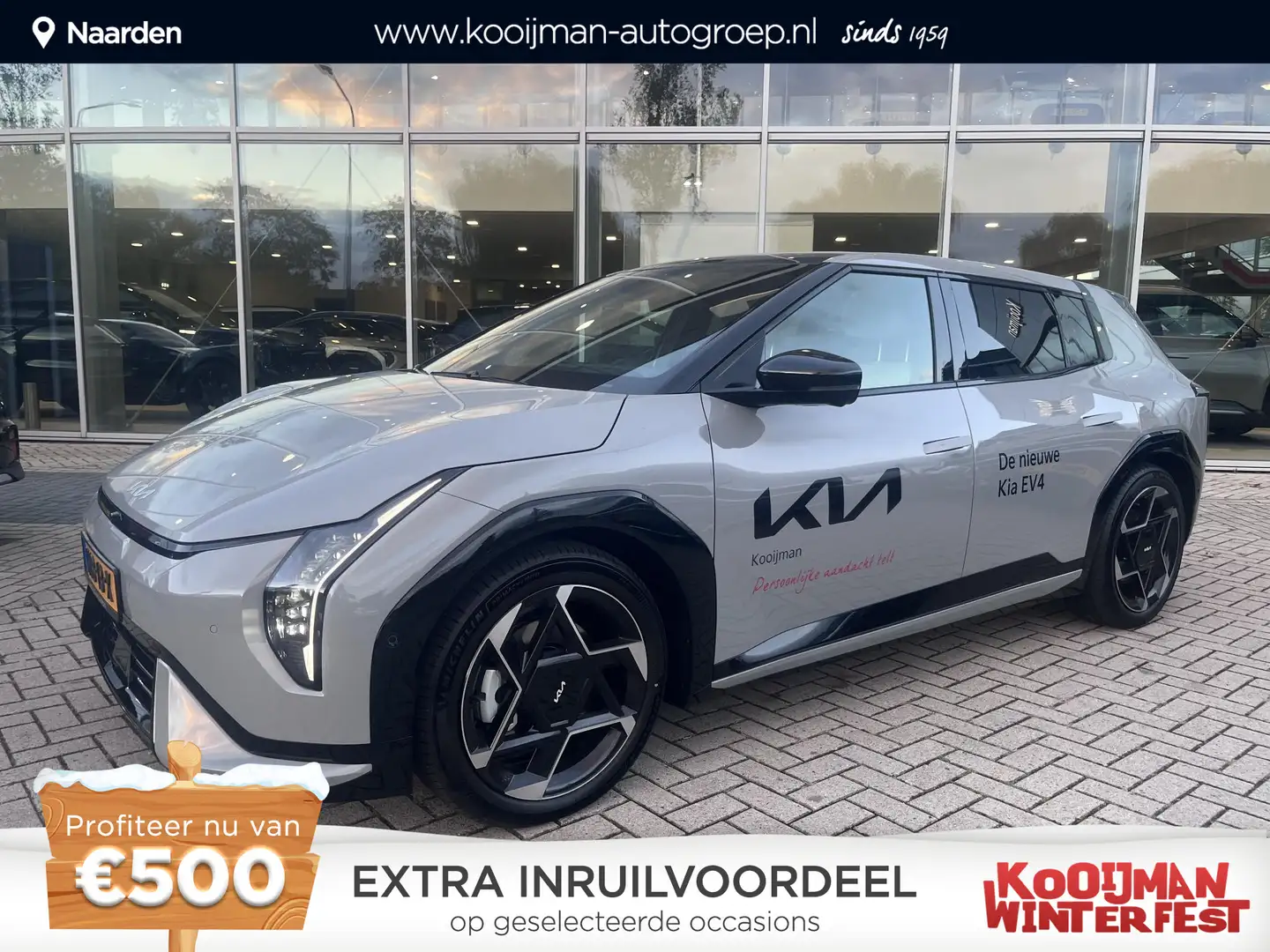 Kia EV4 GT-PlusLine 81.4 kWh Bel ons voor een scherpe offe Gris - 1