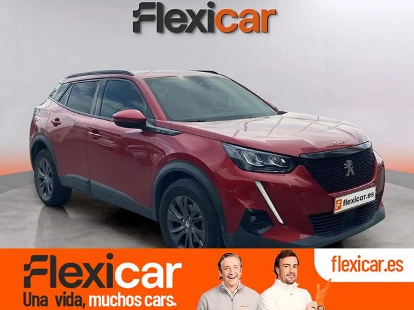 Peugeot 2008 Active+Pack+Puretech+100+S%26S+BVM6 Rojo - 1