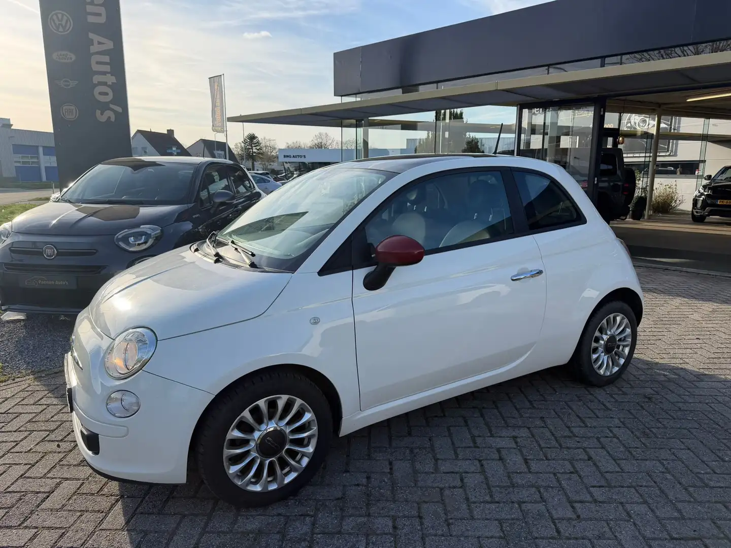 Fiat 500 1.2 Lounge|Pano|Airco|Goed Onderhouden Weiß - 2