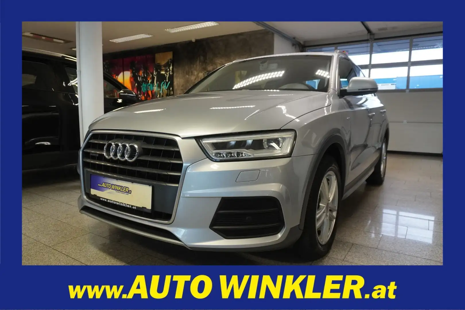 Audi Q3 2.0 TDI DPF quattro intense SHZ/PDC Silber - 1