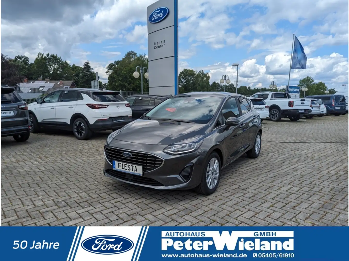 Ford Fiesta Titanium 1.0 EcoBoost EU6d TITANIUM 5D 1.0L EB 100 Grau - 1