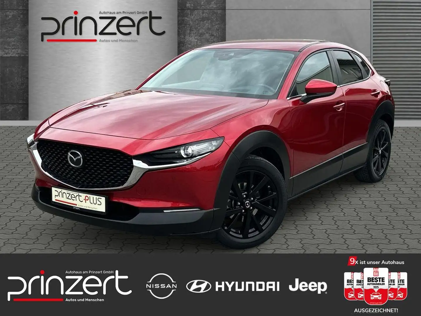 Mazda CX-30 2.0 Hybrid AT6 AWD "Selection" LED*Navi*LM18´ Rood - 1