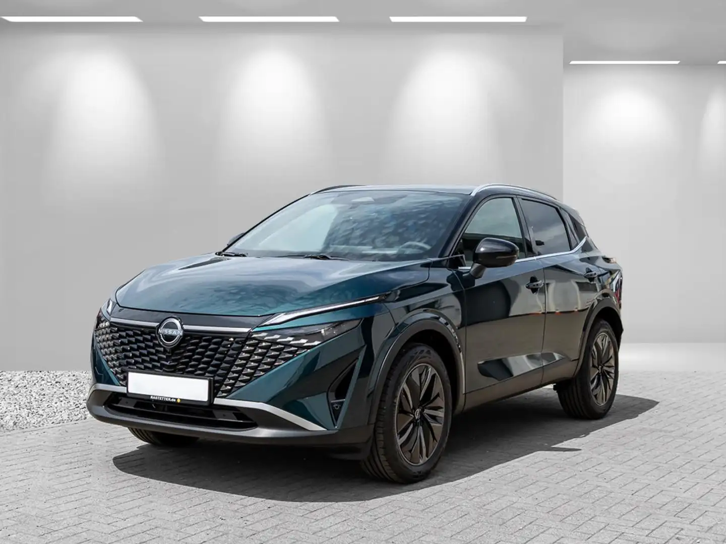 Nissan Qashqai tekna facelift+Zweifarb+Leder+Pano+19Z+ProPILOT+Ma Grün - 2