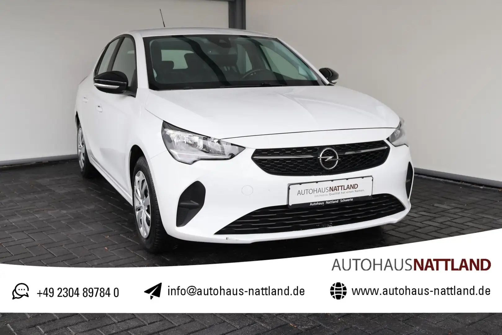 Opel Corsa Edition Kom-Paket Multimedia PDC Klima Blanc - 1