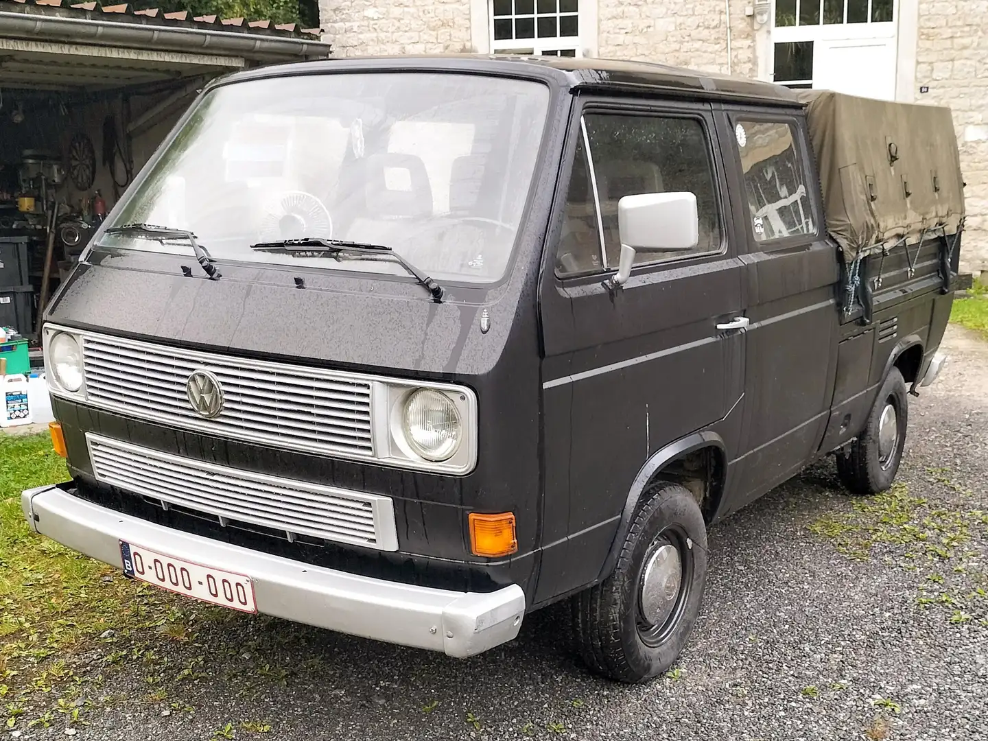 Volkswagen T3 Doka 6 places Noir - 1