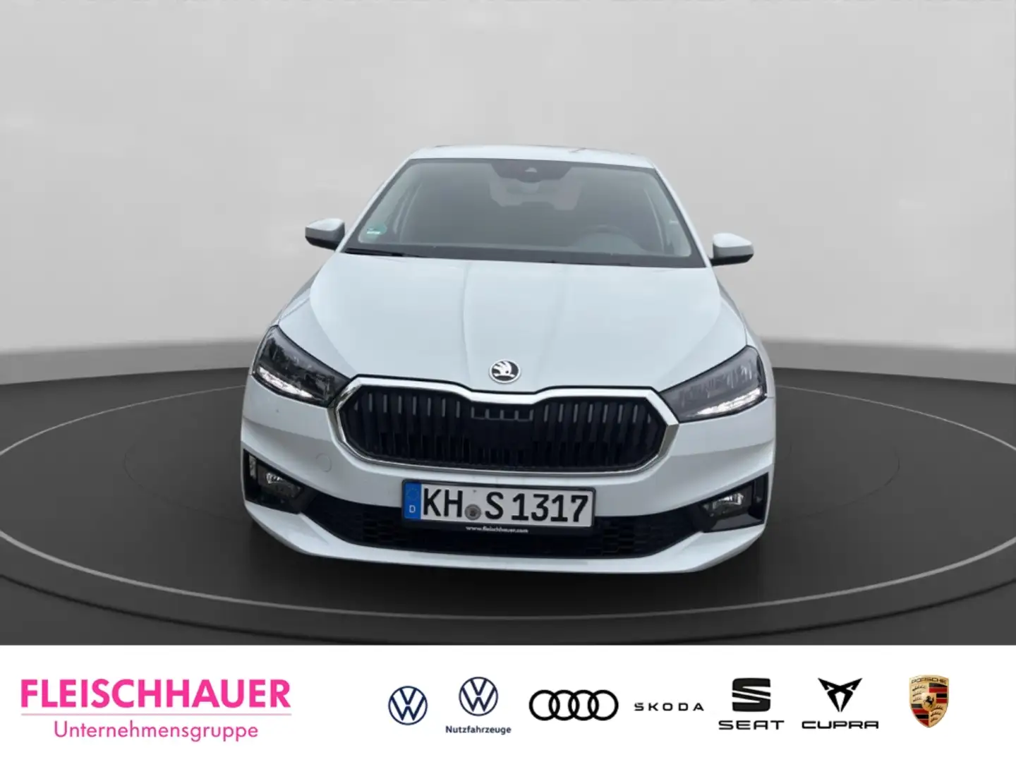 Skoda Fabia 1.0 EU6e Selection 59 kW   Winter-Paket Plus  Clim Weiß - 2