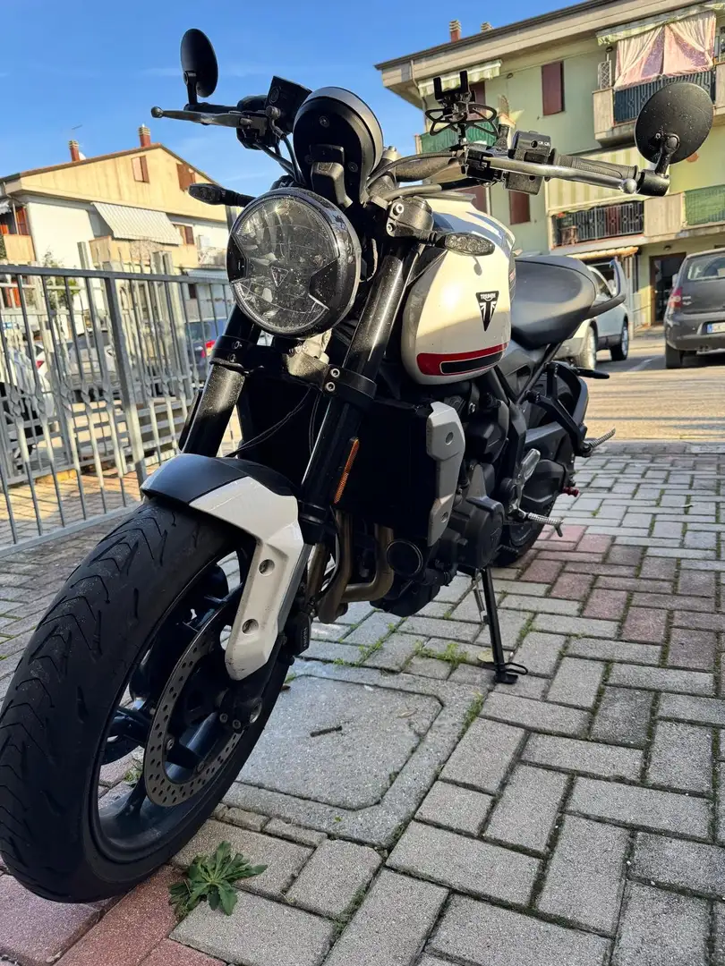 Triumph Trident 660 Biały - 2