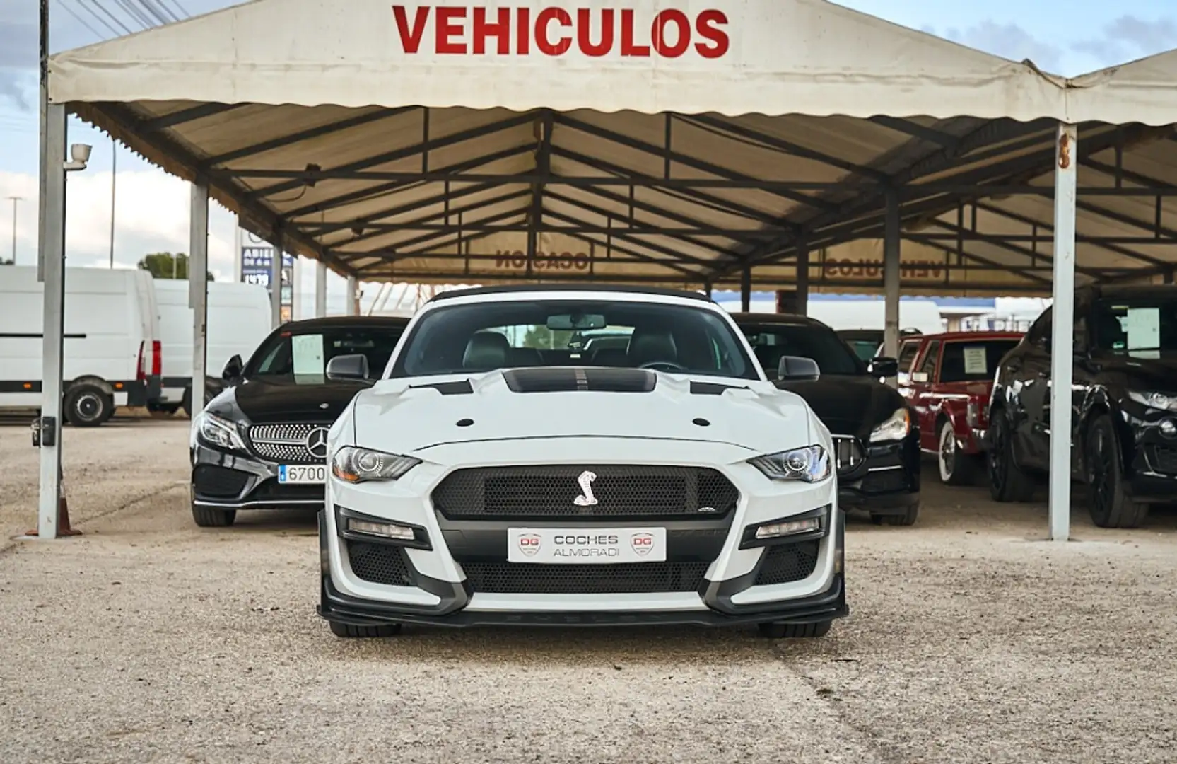 Ford Mustang Cabrio Aut. Blanco - 1