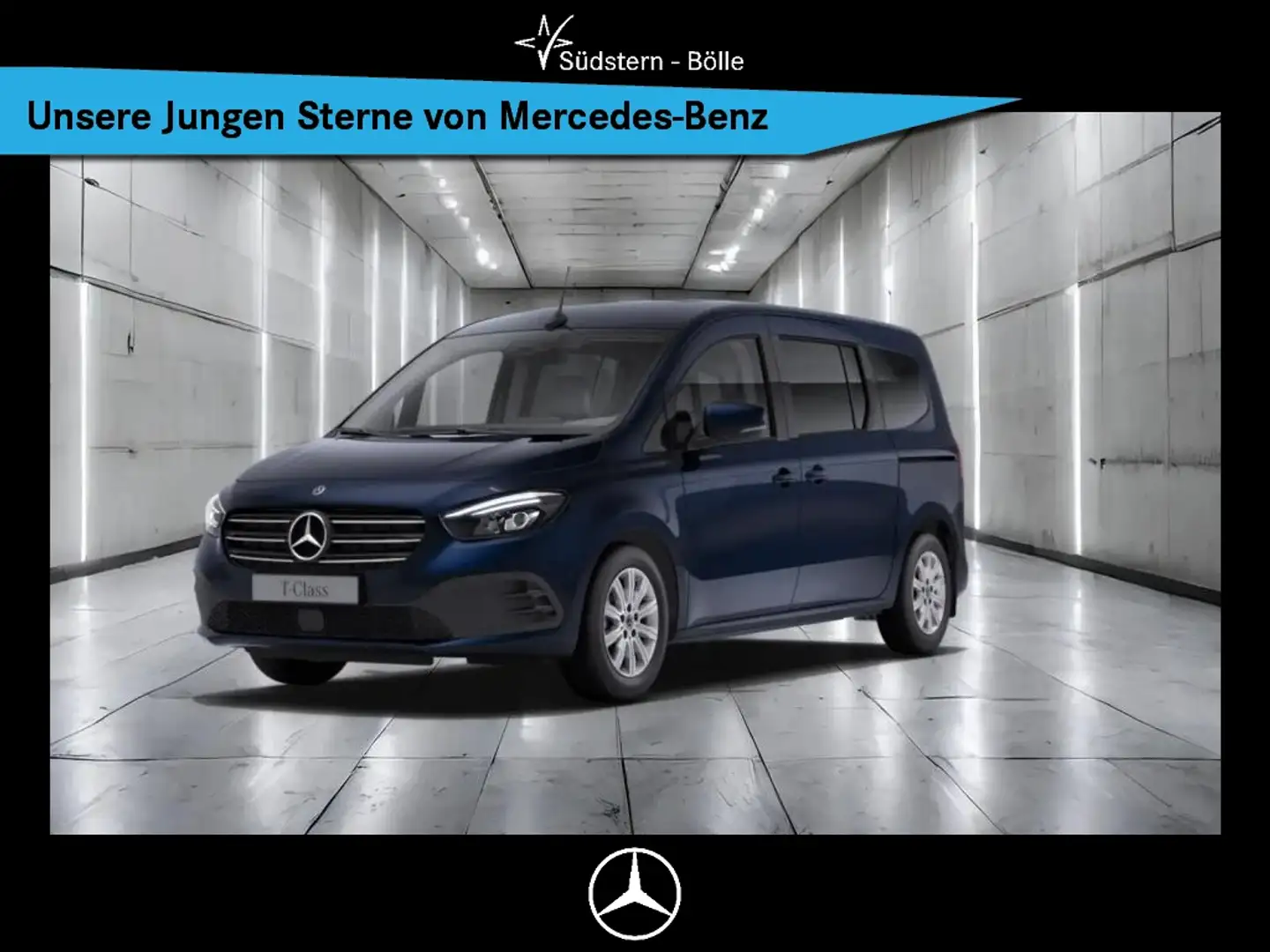 Mercedes-Benz T-Class T 180 PROGRESSIVE Lang 7-Sitzer+LENKRADHZG+KLIMA Blau - 1