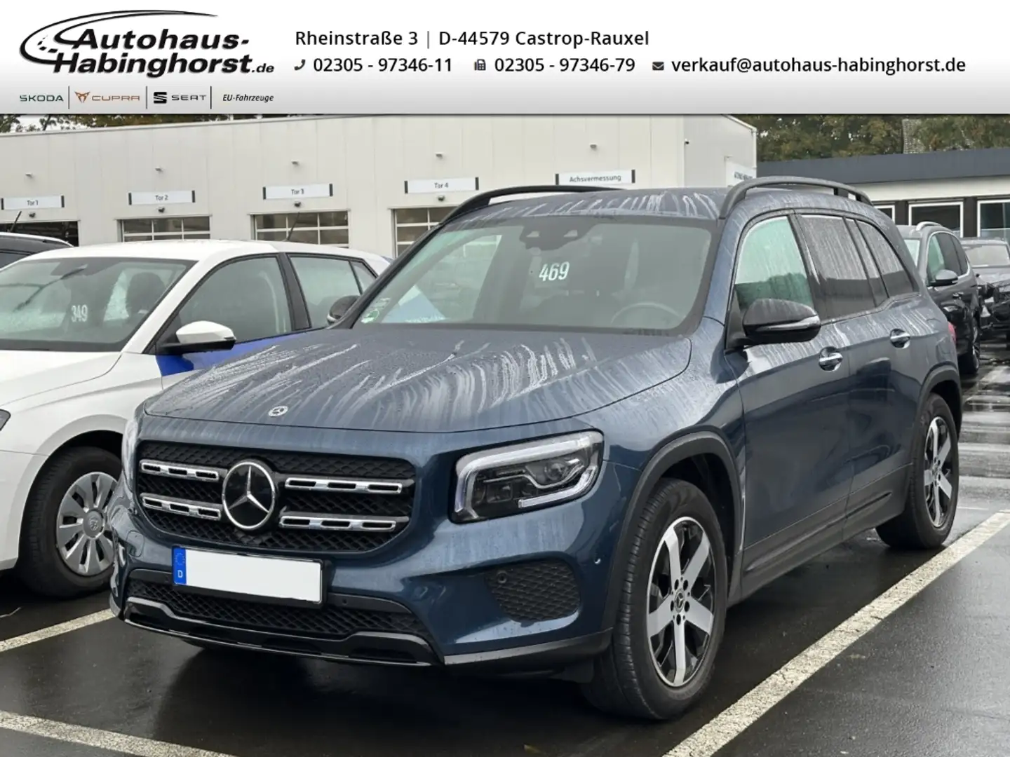 Mercedes-Benz GLB 250 4Matic Progressive AHK Shz Navi Kessy LM Blau - 1