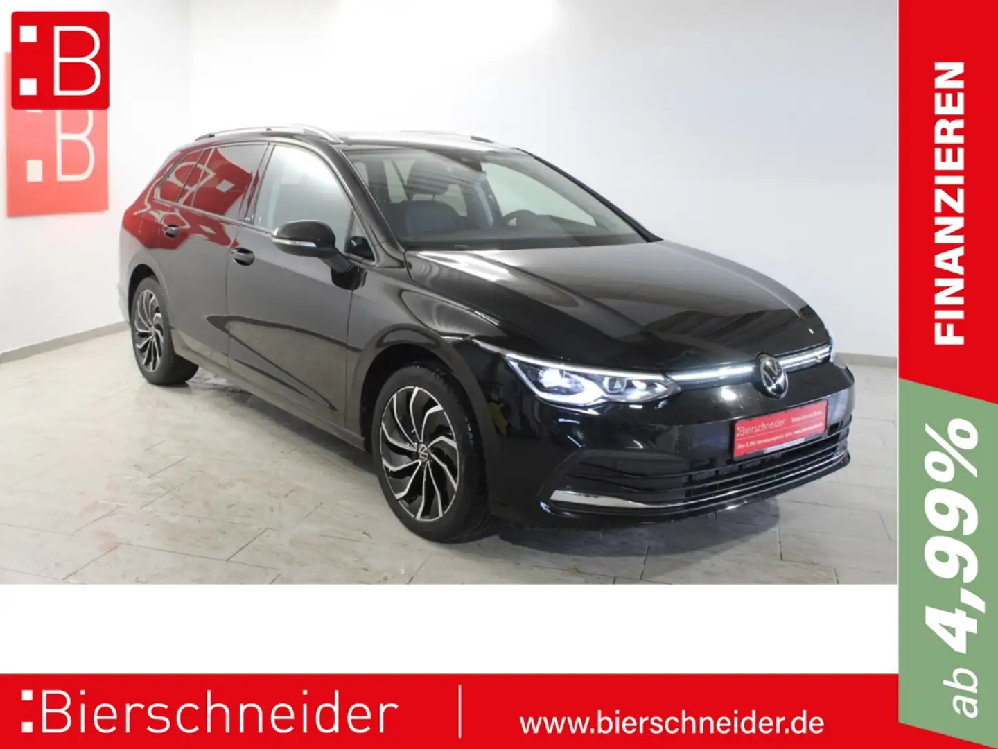 Volkswagen Golf Variant 8 1.0 eTSI DSG Move 17 AHK LED ACC Schwarz - 1