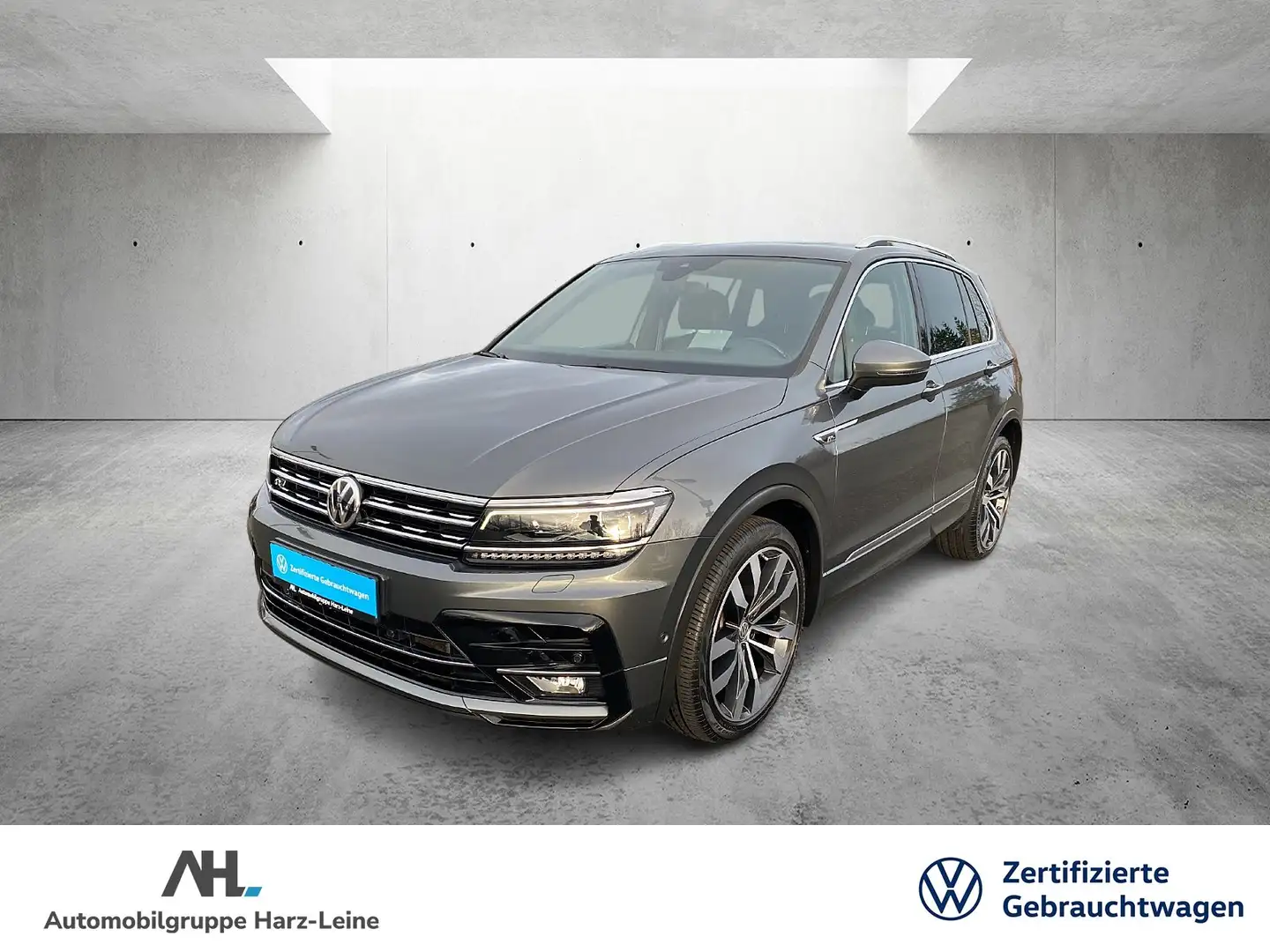 Volkswagen Tiguan 2.0 TDI R-Line 4Motion DSG LED Navi ACC Pano AHK S Grau - 1