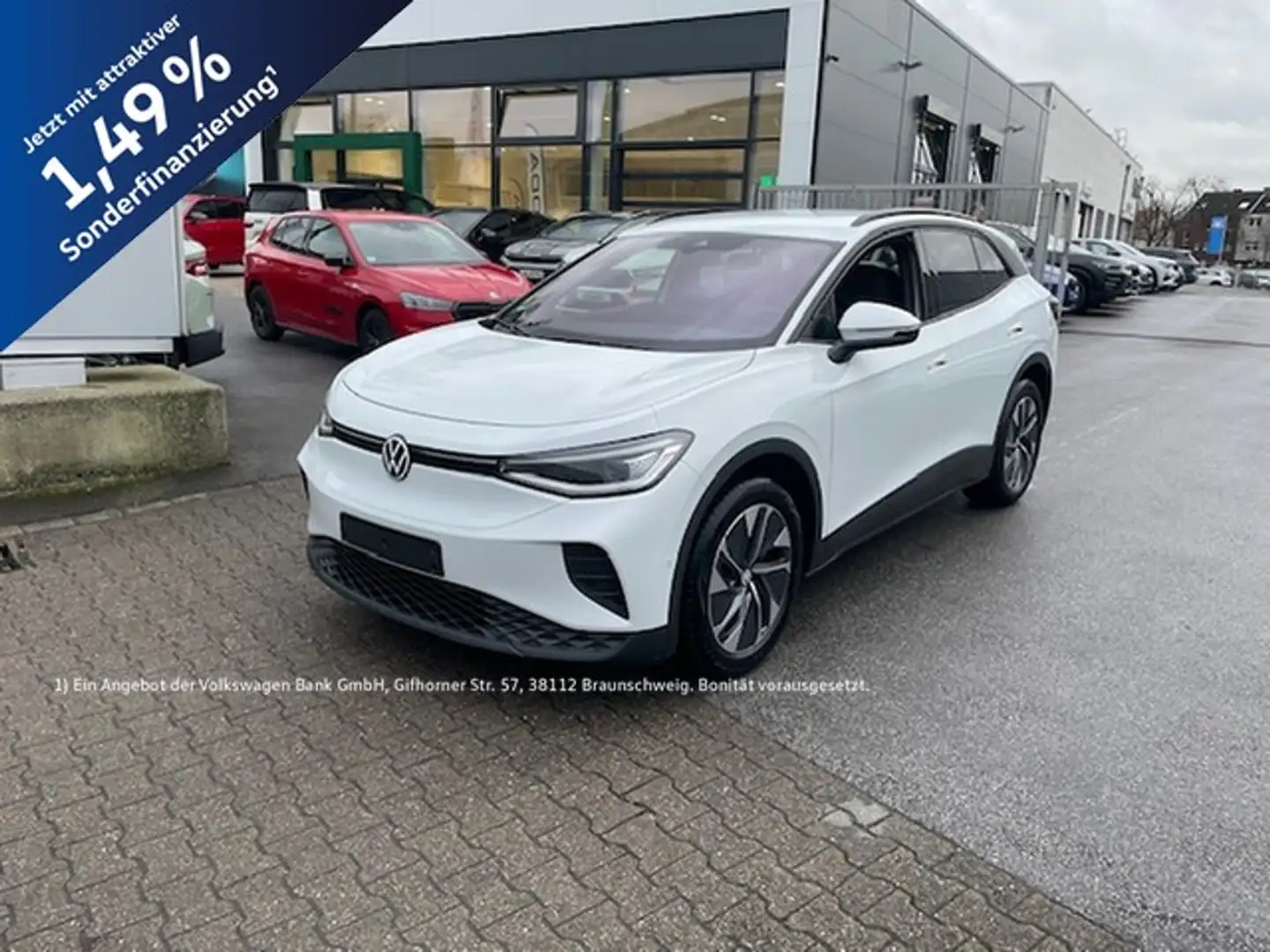 Volkswagen ID.4 Pure AHK R-Kamera SideAssist Wärmep. Navi ACC 1... Weiß - 1