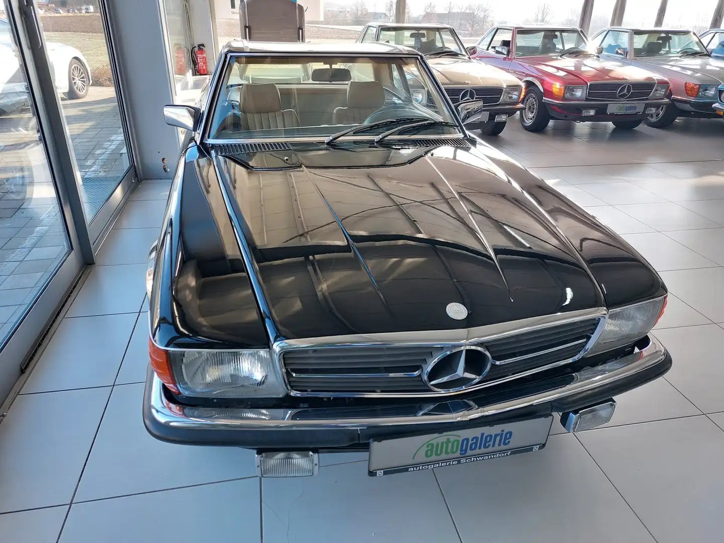 Mercedes-Benz SL 450 Schwarz Braun Schwarz - 2