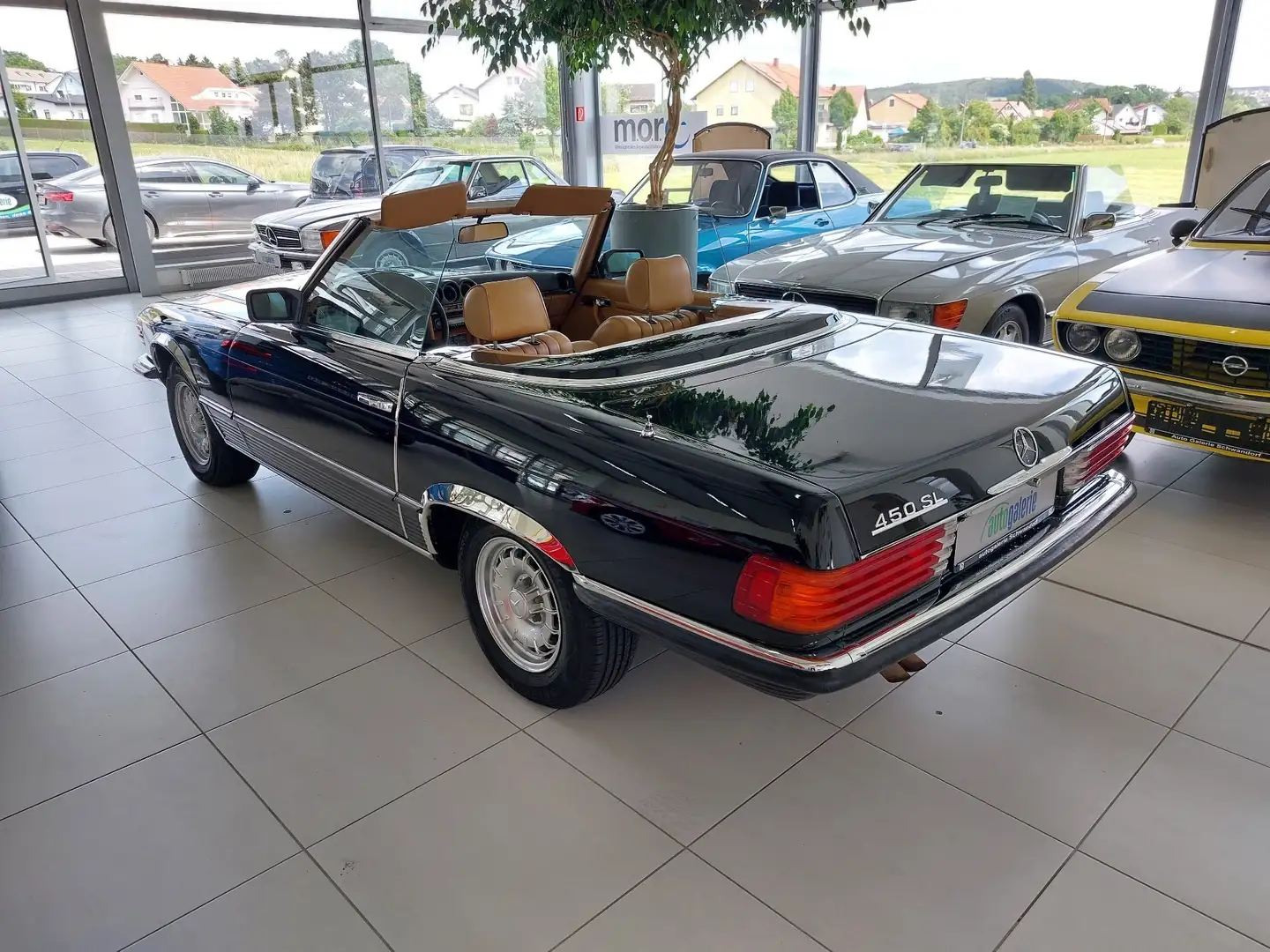 Mercedes-Benz SL 450 Schwarz Braun Schwarz - 1